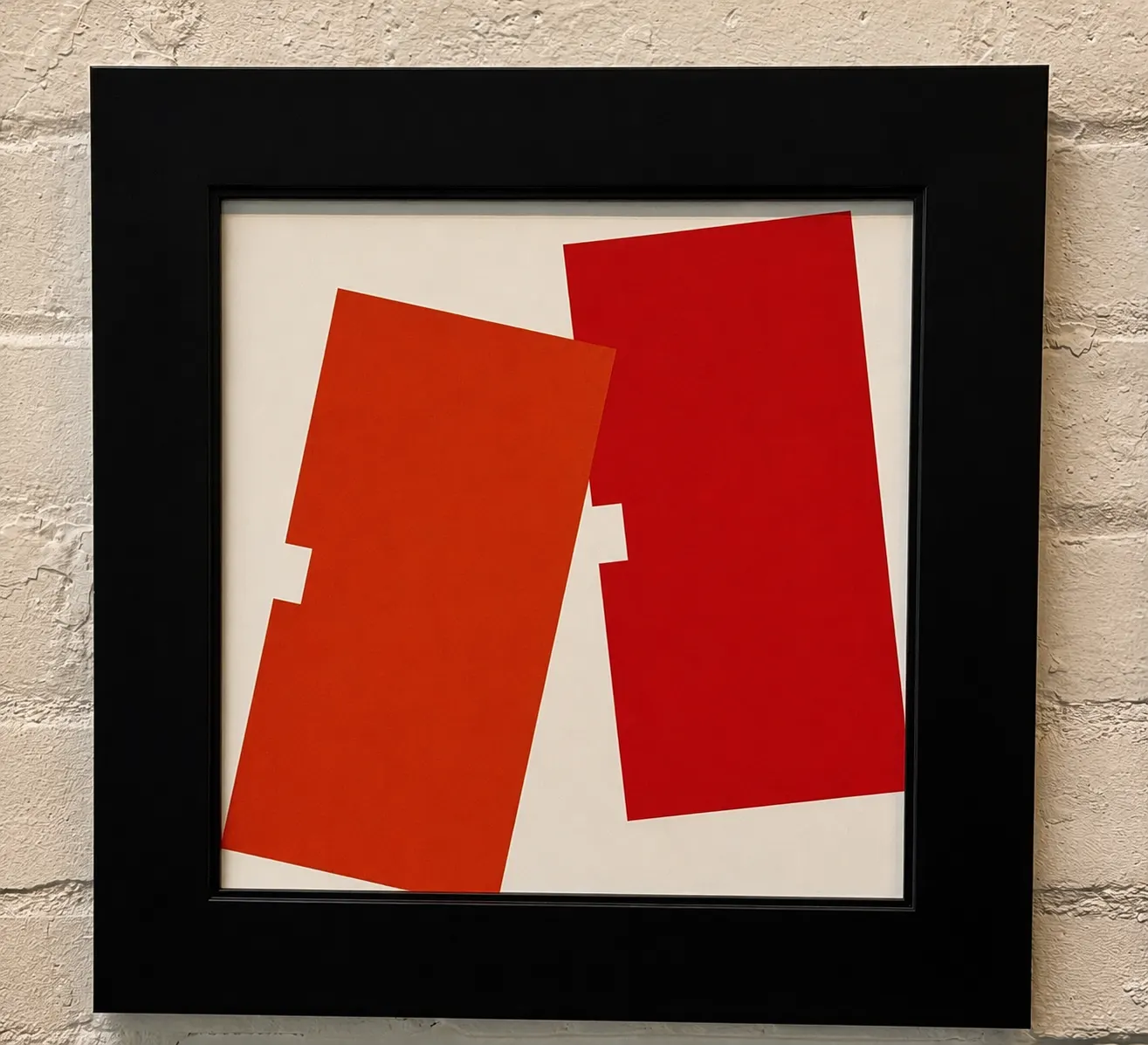 6 Collages, Carré Coupé en 2, serie B, no 1 - 6 — part 2 by Vera Molnar