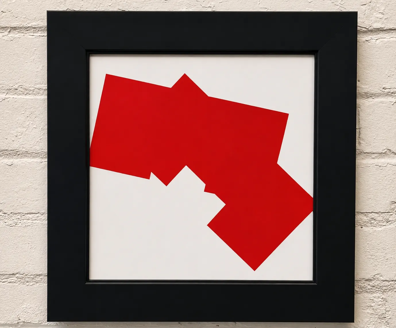 6 Collages, Carré Coupé en 2, serie B, no 1 - 6 — part 3 by Vera Molnar
