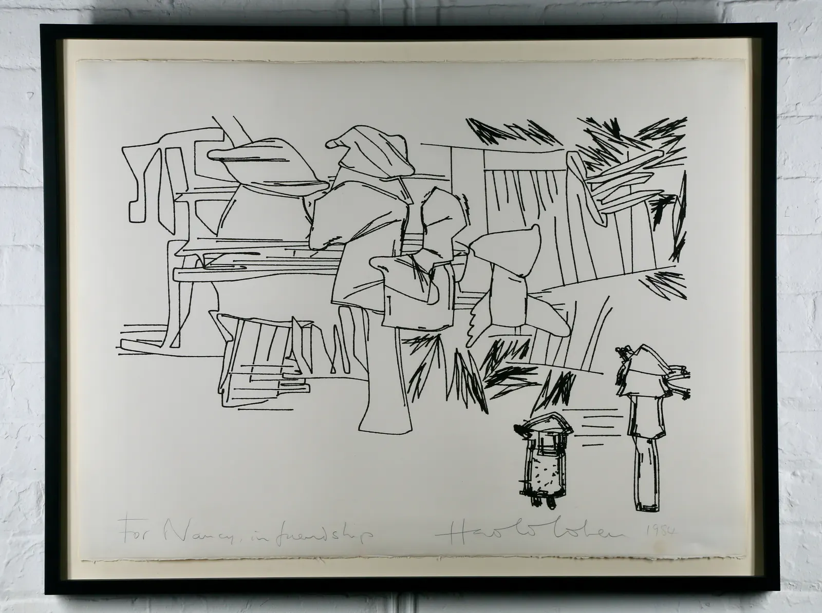 For Nancy in Friendship by Harold Cohen