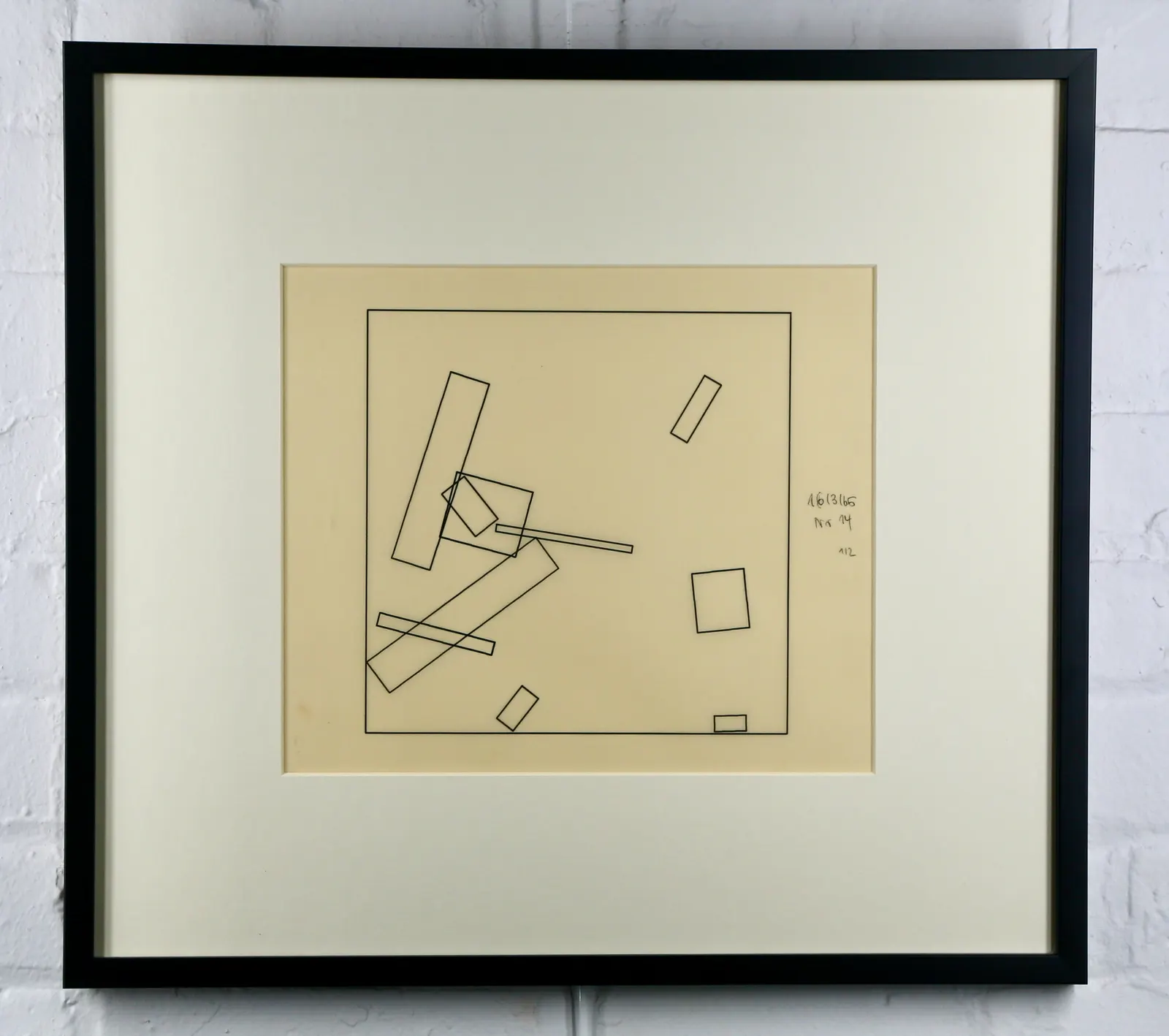 16.3.65 Nr. 14 1/2 by Frieder Nake
