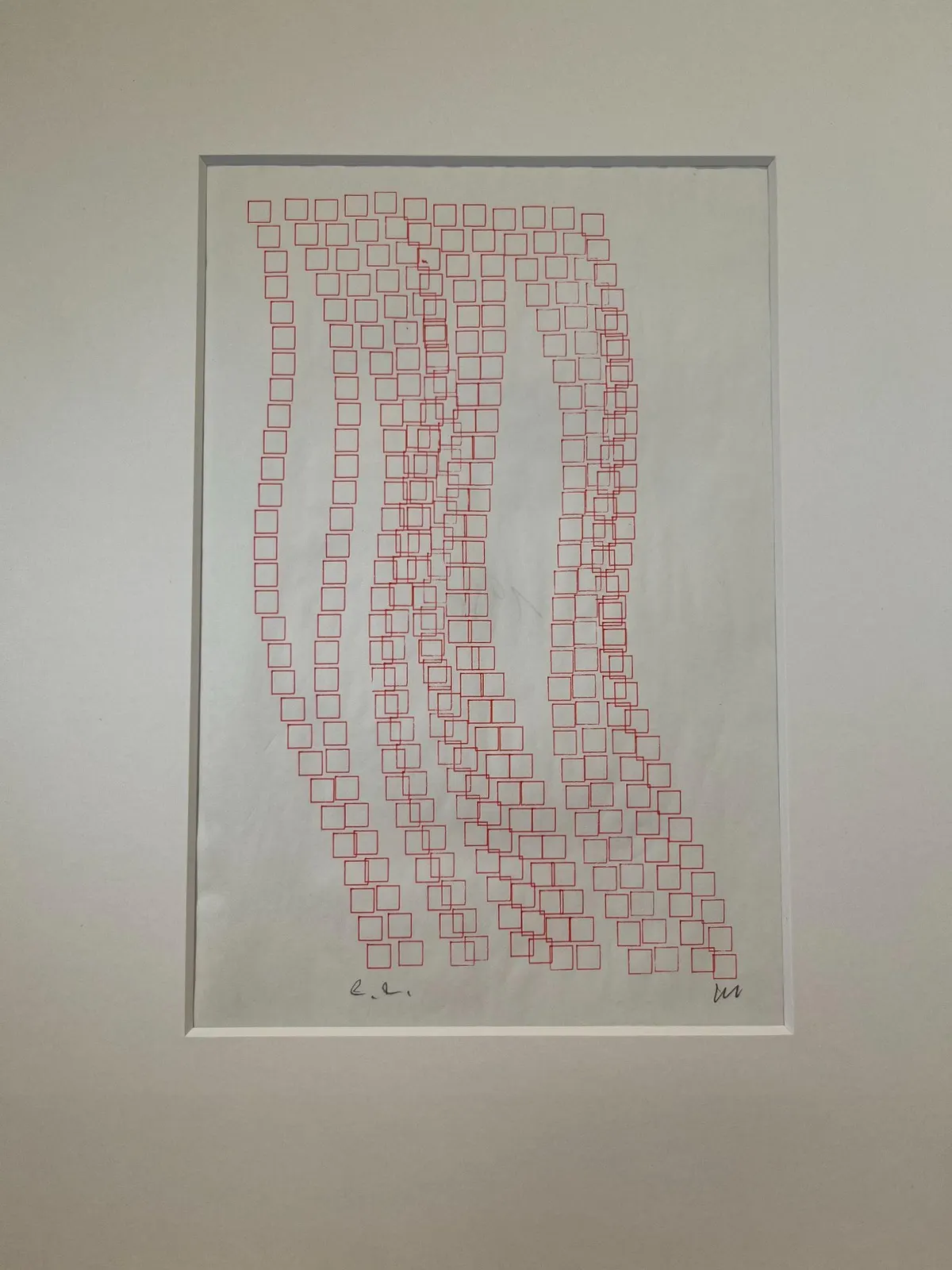 no title, Hommage a Gabor series by Vera Molnar