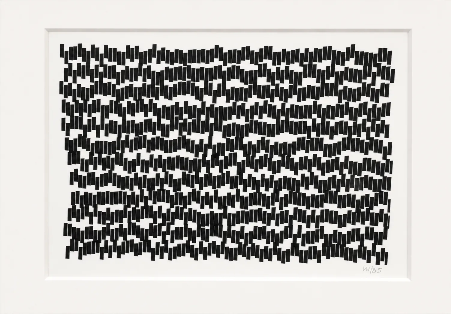 Danse de Rectangles by Vera Molnar