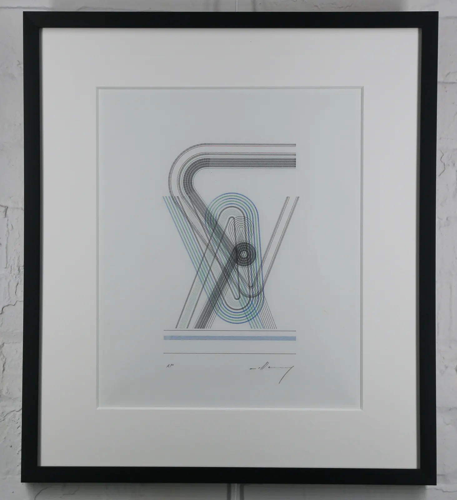 Plotter from Ribbon Series (007) by Robert Mallary