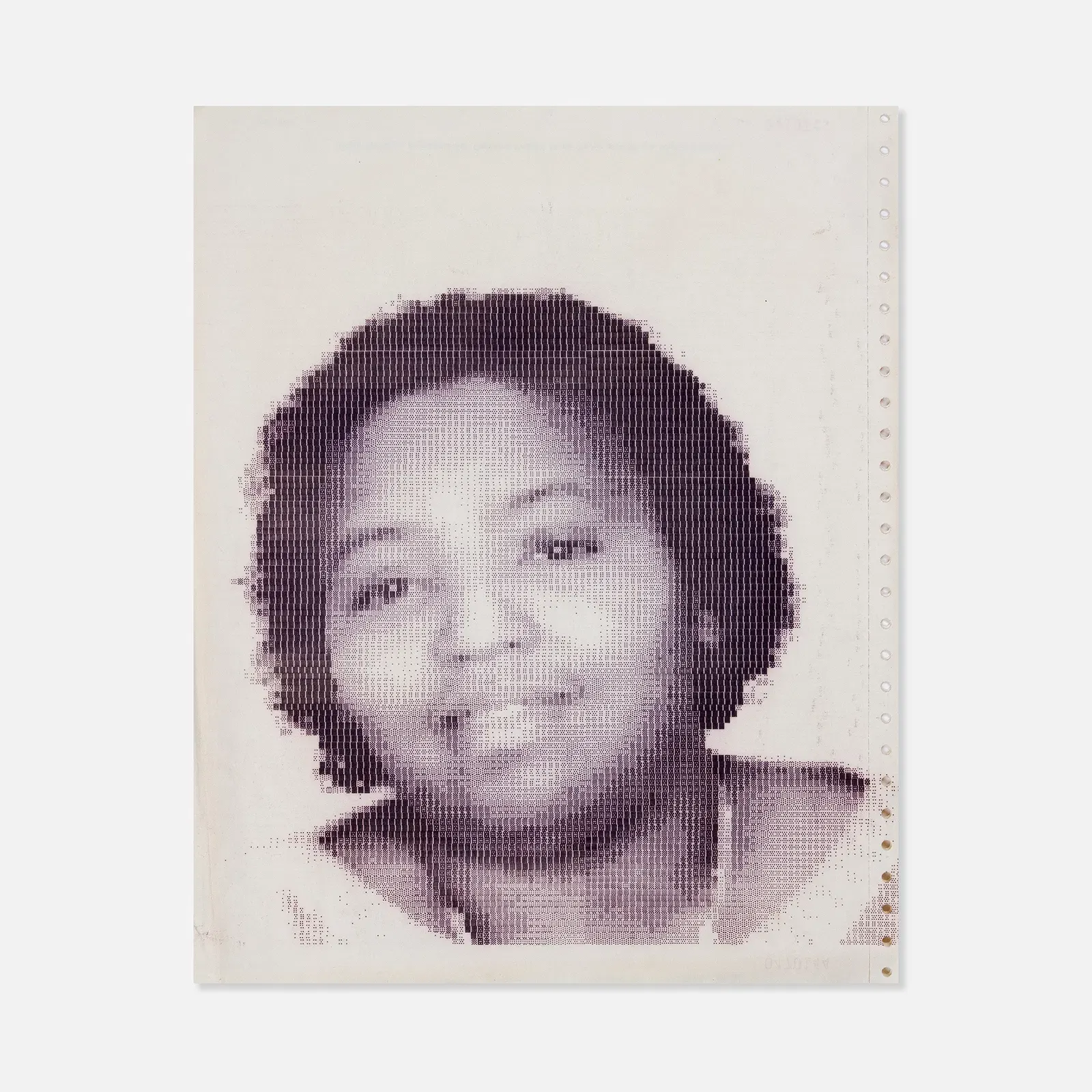 Vernacular, Dot Matrix Portrait by Unknown Artist