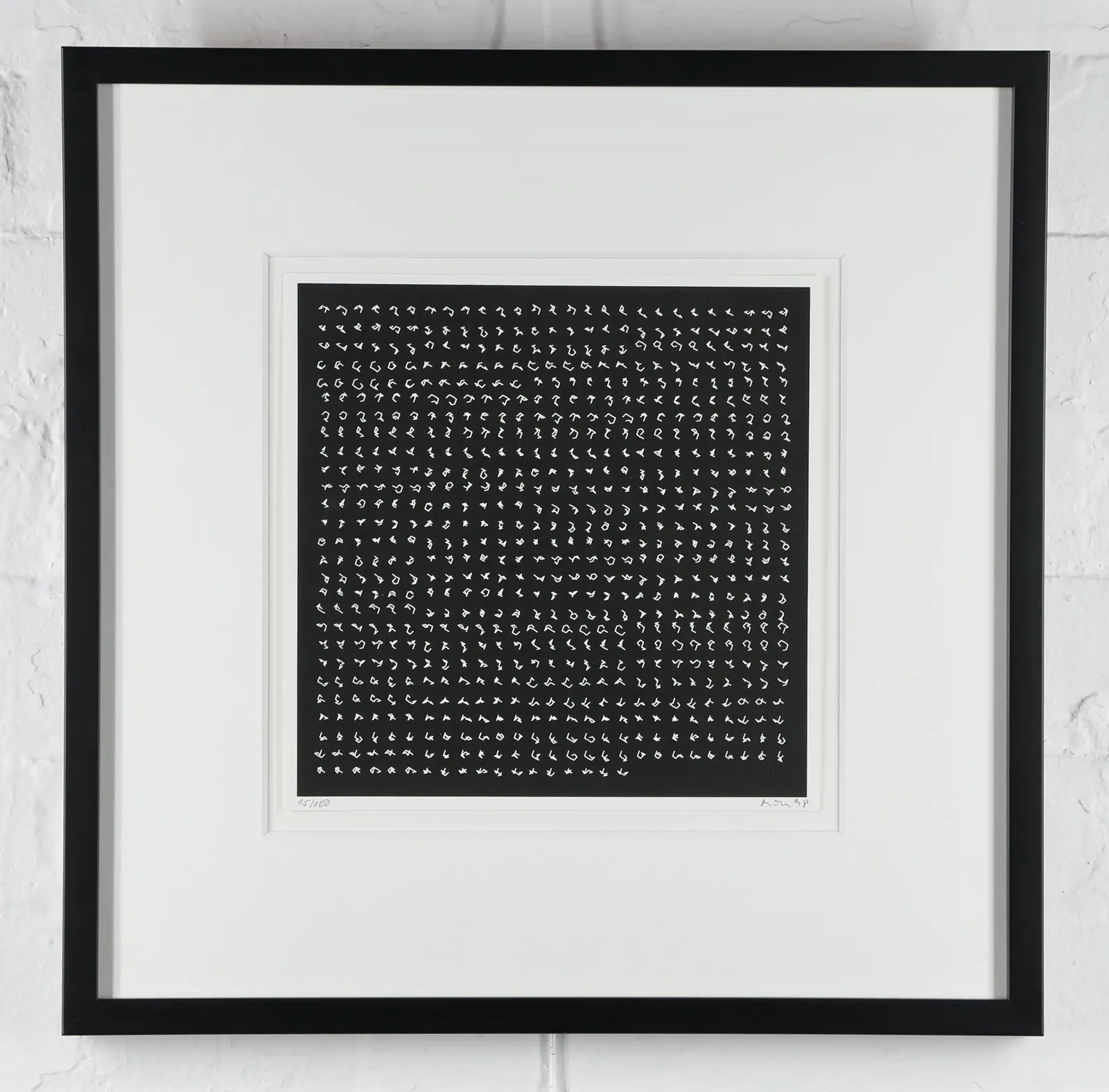 Serigraph, from Josef Albers Museum in Germany-part 1 by Manfred Mohr