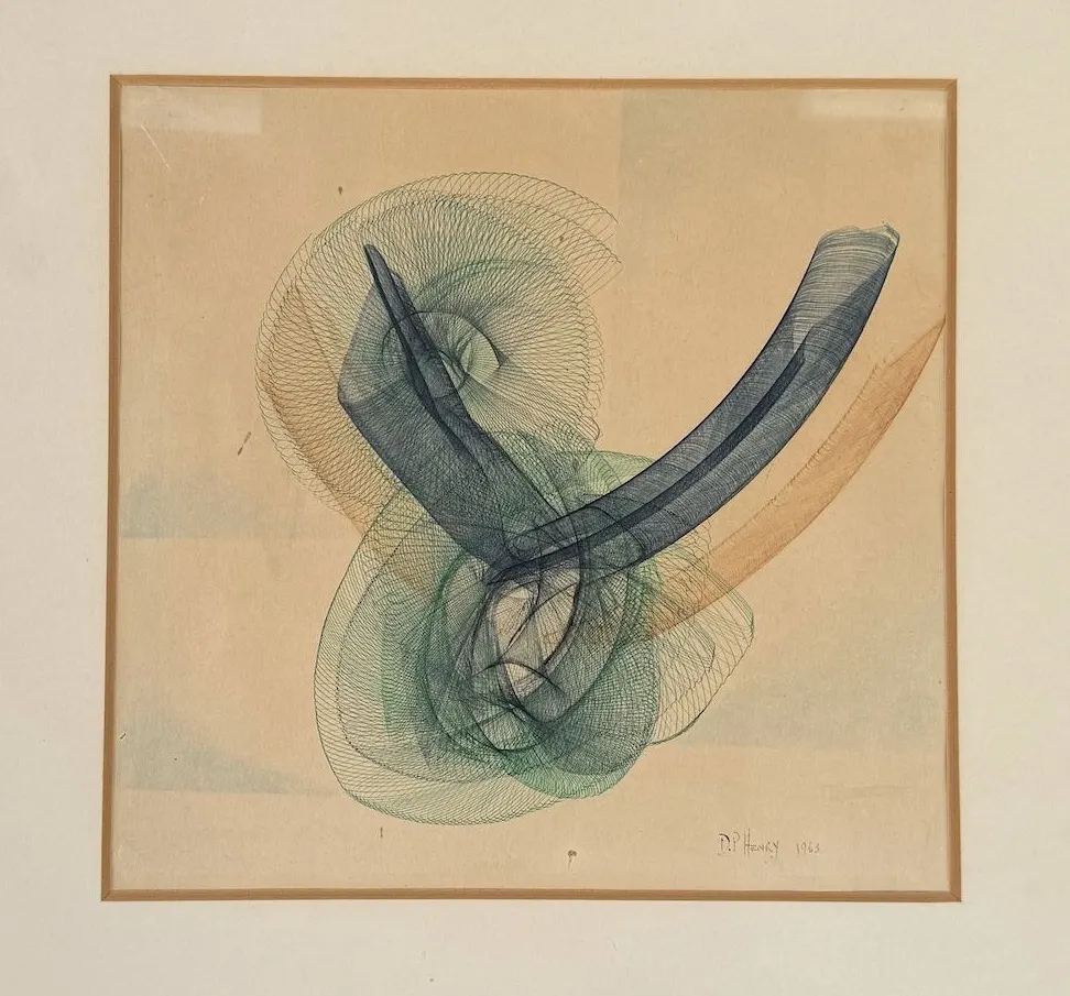1963 Drawing by Desmond Paul Henry