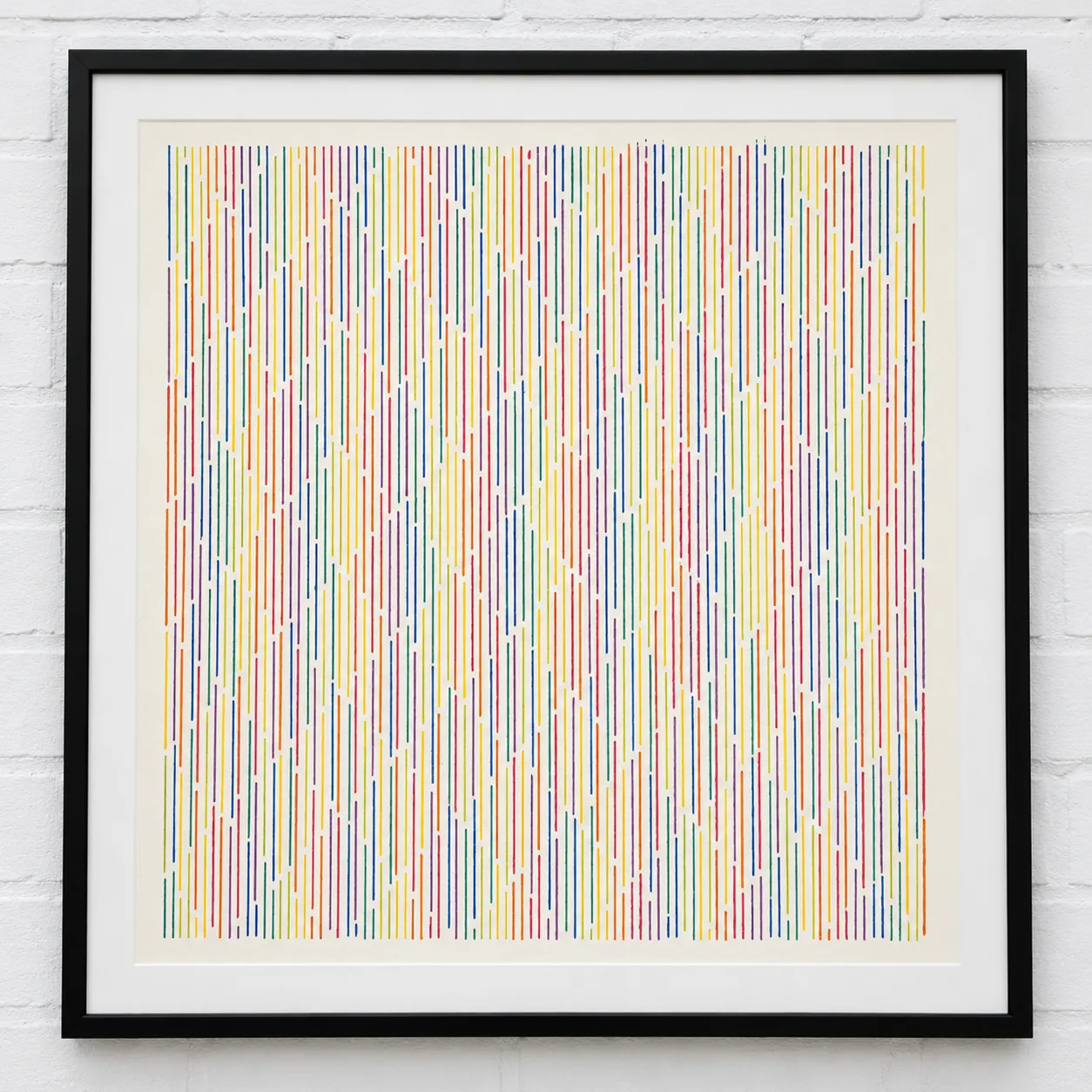585 Unterbrechungen, 7 Farben, 3 Variationen — Variation 3 by Horst Bartnig