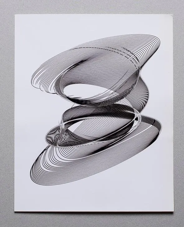Rotation (Rhythmogramm) by Heinrich Heidersberger