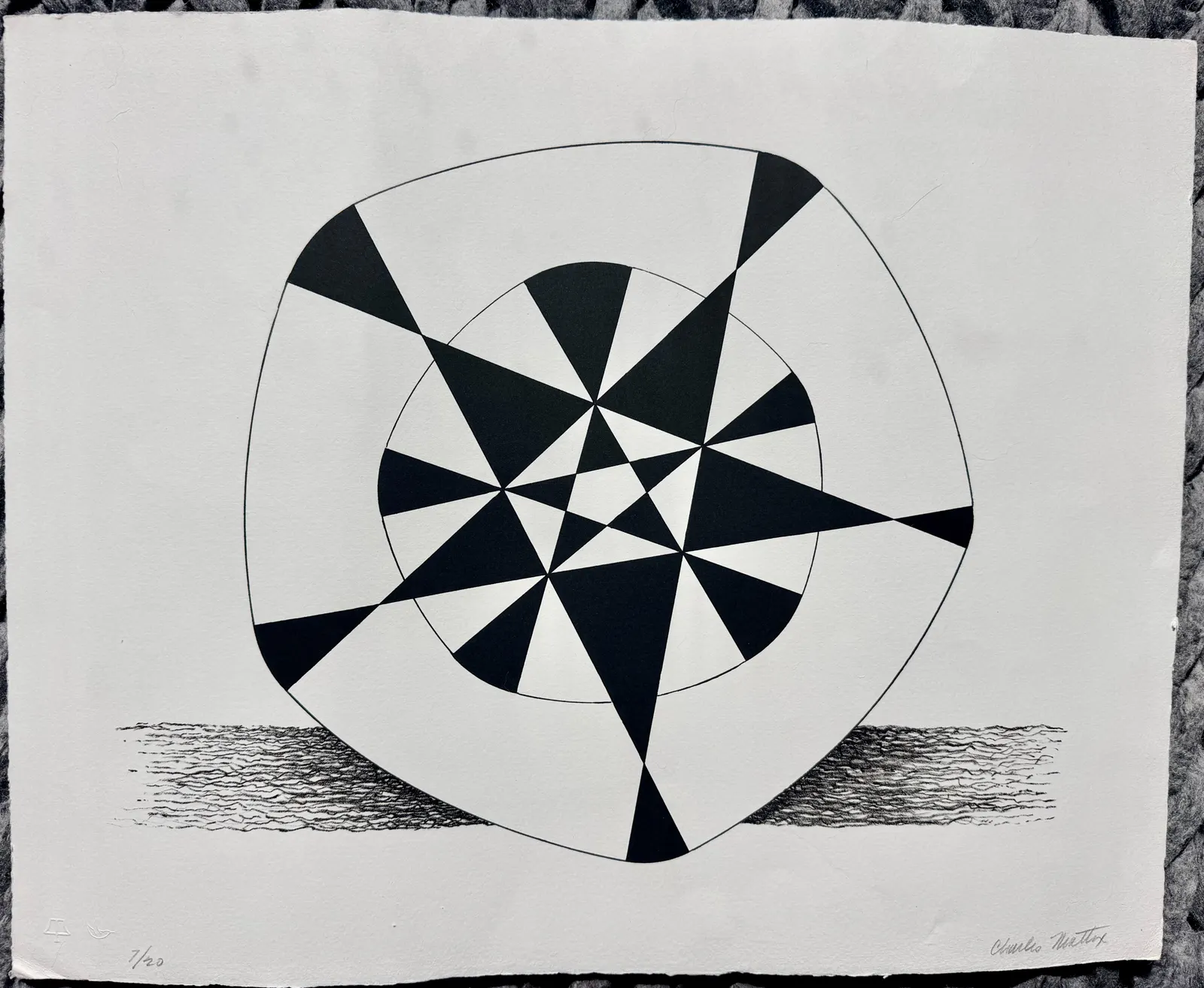 Irregular Pentagon, Tamarind 70-106 by Charles Mattox