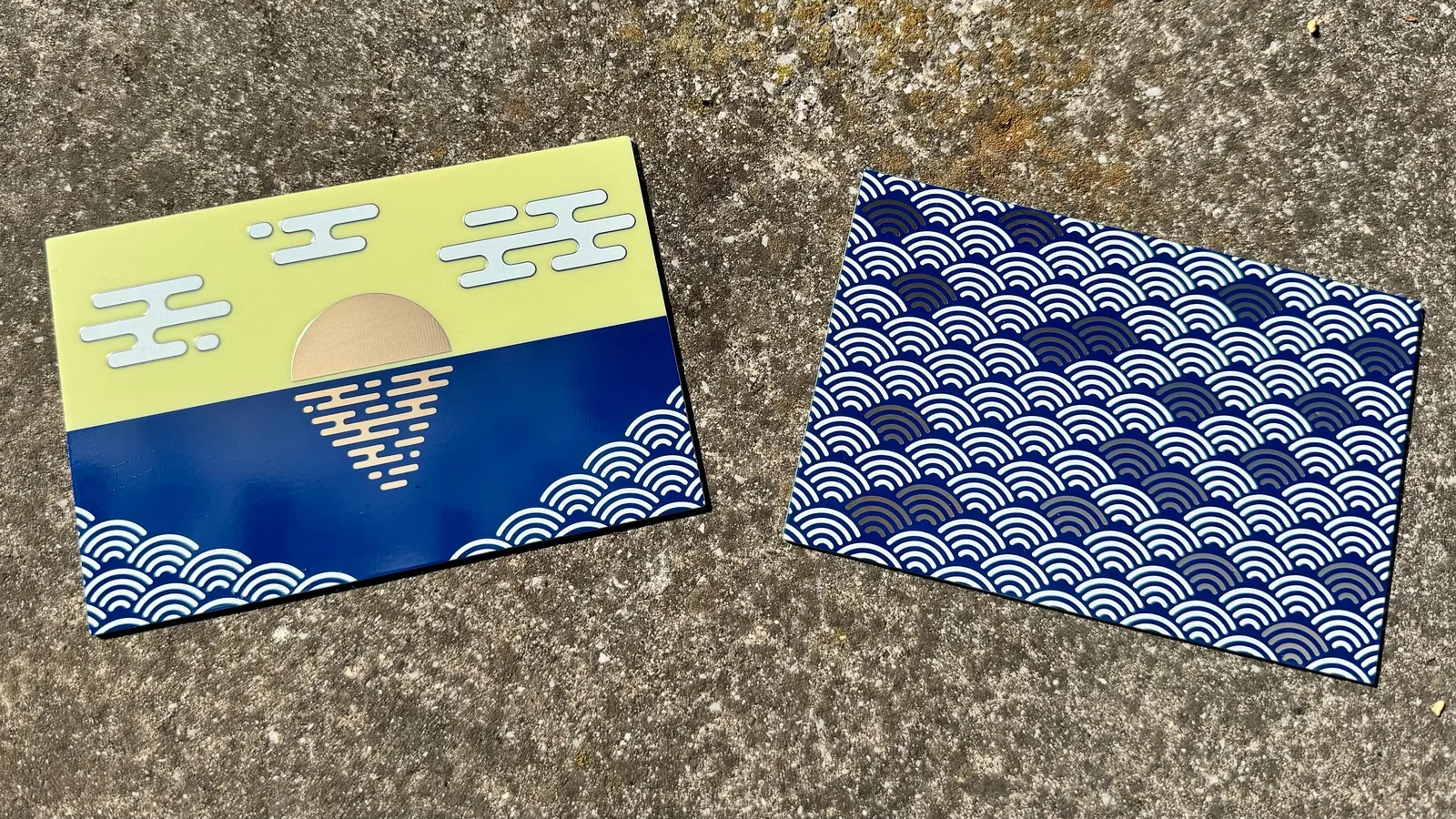 Ocean Sunset PCB Art by SinchronousElectrics