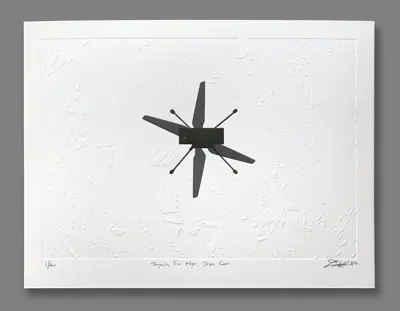 Additional view of Set of Mars Exploration Prints: Spirit, Opportunity and Ingenuity