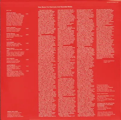 Additional view of New Music for Electronic and Recorded Media