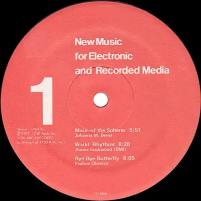 Additional view of New Music for Electronic and Recorded Media