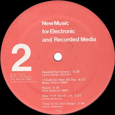 Additional view of New Music for Electronic and Recorded Media