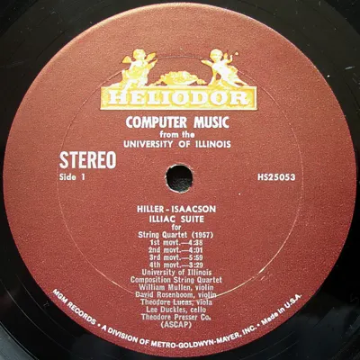 Additional view of Computer Music From The University Of Illinois