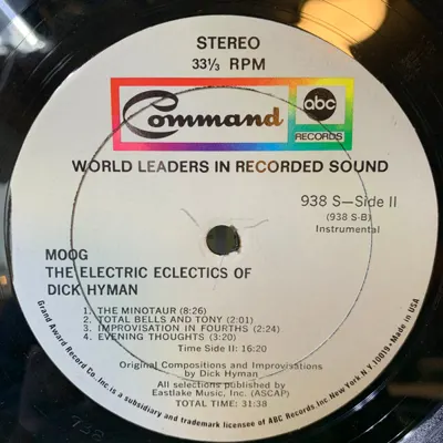 Additional view of Moog - The Electric Eclectics Of Dick Hyman