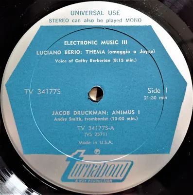 Additional view of Electronic Music III