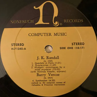 Additional view of Computer Music