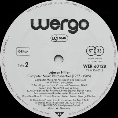 Additional view of Computer Music Retrospective