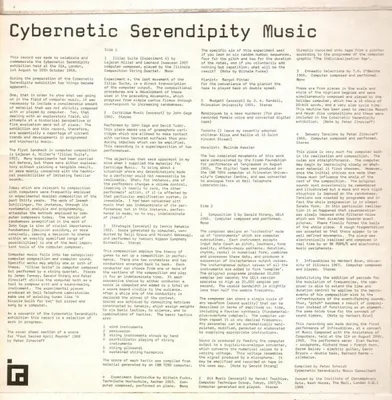 Additional view of Cybernetic Serendipity Music