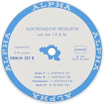 Additional view of Elektronische Produktie Van Het I.P.E.M.