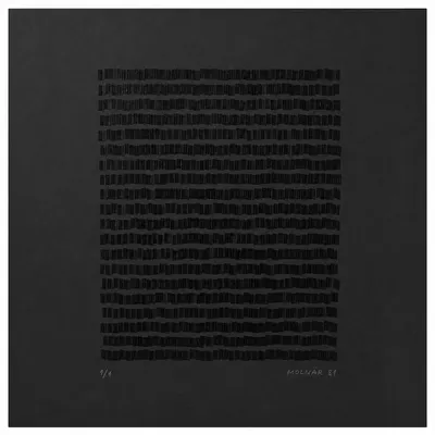 Rectangles Noir Sur Fond Noir, 1 of 2
