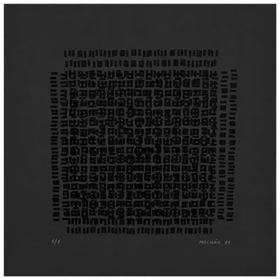 Rectangles Noir Sur Fond Noir, 2 of 2