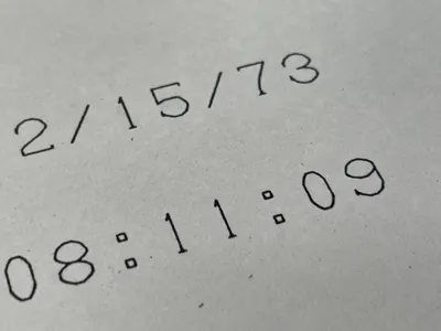 Additional view of Vernacular, 'Here's Your Plotting' UNIVAC 1108 Separator Sheet (Run RAL25)