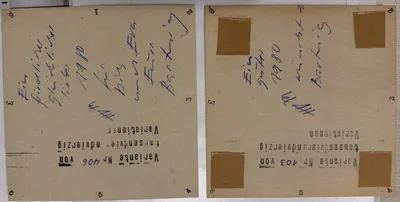 Additional view of Variante Nr. 103 und 406 von tausendvierundvierzig Variationen (zwei Druckgrafiken)