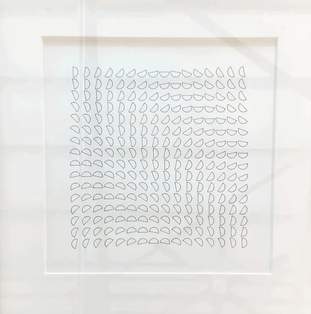 2 versions of plotter drawings, untitled — all panels together